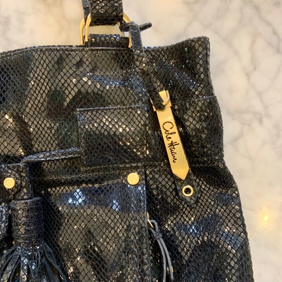 Cole Haan Embossed Snake Skin ‘Marabelle’ Bag - Picture 4 of 6